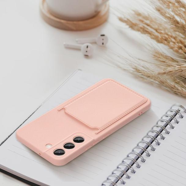 Futerał do Samsung A25 5G Card Case różowy