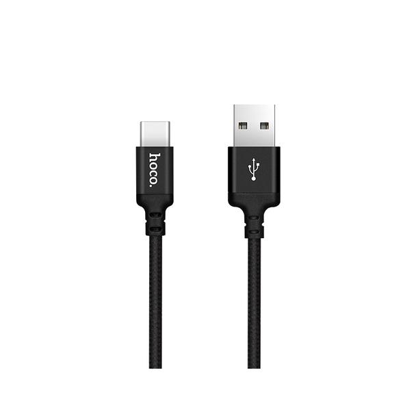 Kabel USB A do USB C Hoco 2A 1 m X14 czarny