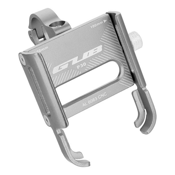 GUB uchwyt rowerowy na kierownicę P30 Aluminium srebrny