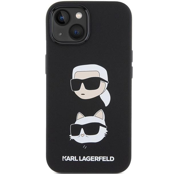 KARL LAGERFELD futerał do IPHONE 15 KLHCP15SSDHKCNK (Silicone KC) czarny