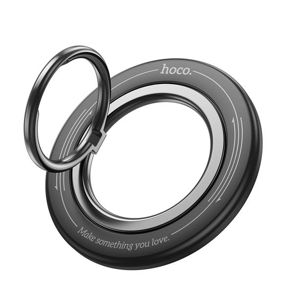 Uchwyt na telefon na palec Hoco magnetyczny Ring GH3 czarny