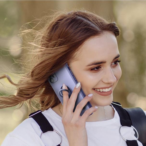 Futerał do Samsung A17 Silicone Ring fioletowy