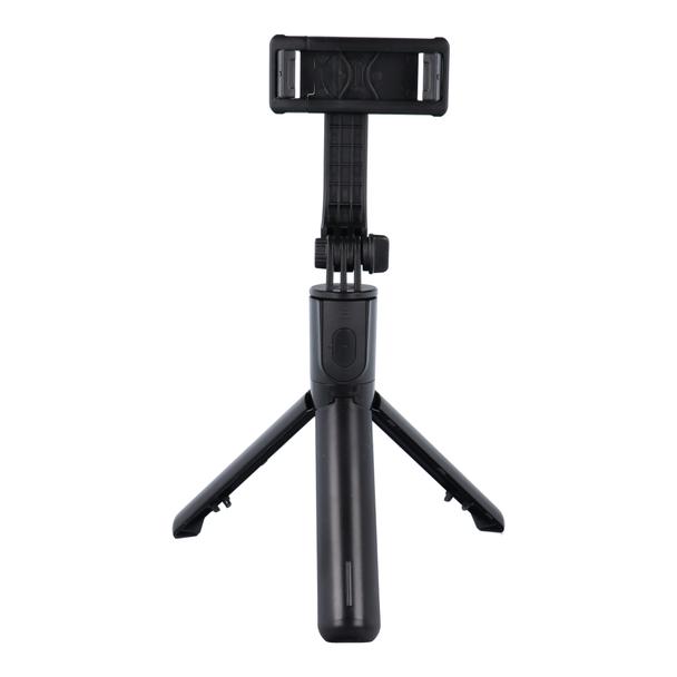 Uchwyt selfie z pilotem bezprzewodowym tripod F01 czarny