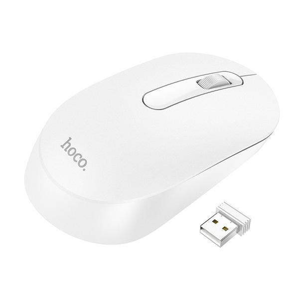 Myszka bezprzewodowa Hoco 2,4G 1200 dpi GM14 biała