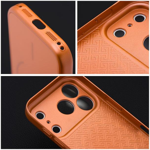 Futerał do iPhone 11 PRO MAX Make 17 zgodny z MagSafe pomarańczowy