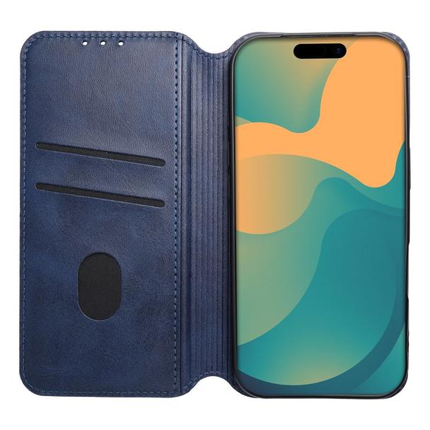 Etui z klapką na Motorola G17 POWER Cubic Book niebieskie