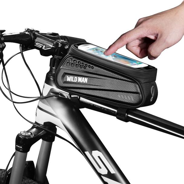 WILDMAN sakwa rowerowa na ramę na zamek  ES3 1L ( 4" - 7" ) czarna