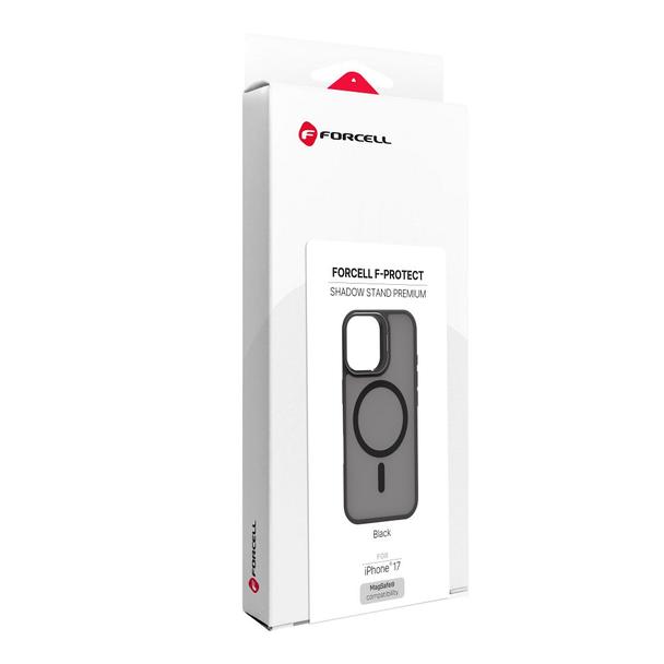 Etui na iPhone 17 Forcell F-Protect Shadow Stand Premium zgodne z MagSafe czarne 0INT