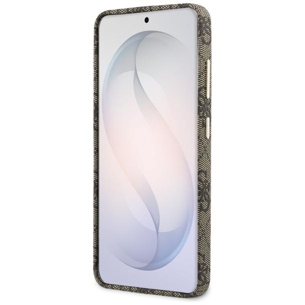 GUESS futerał do SAMSUNG S26 GUHMS26S5P4FWMSW (4G Script MagSafe) brązowy