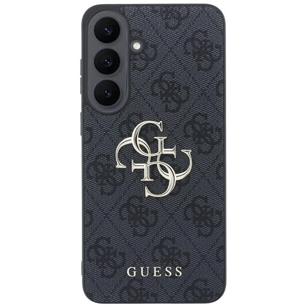 GUESS futerał do SAMSUNG S26 FE (Leather 4G Metal Logo) czarny