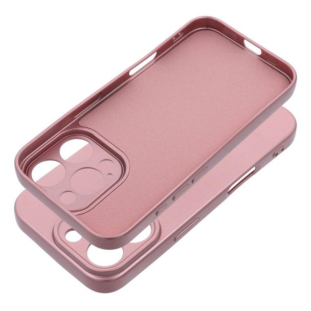 Futerał do iPhone 16 PRO Metallic różowy