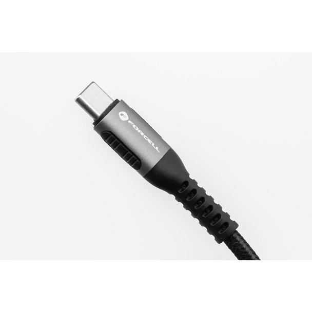 Kabel USB-C do USB-C Forcell F-Energy QC4.0 PD 5A 100W Cafule 0,5 m C260 czarny