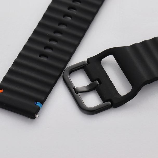 Pasek do zegarka 22 mm Titmo Strap S3 silicone czarny
