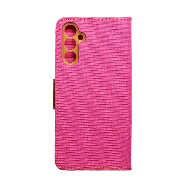 Etui z klapką Samsung A14 4G / A14 5G Canvas Book różowe