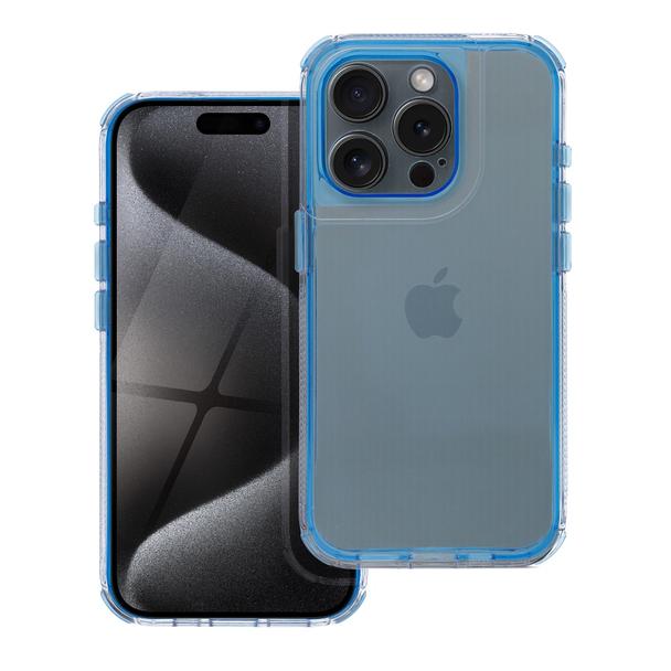 Futerał do iPhone 16 Matrix Clear niebieski