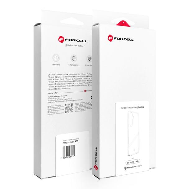 Etui na Samsung A55 Forcell F-Protect Long Lasting transparentne