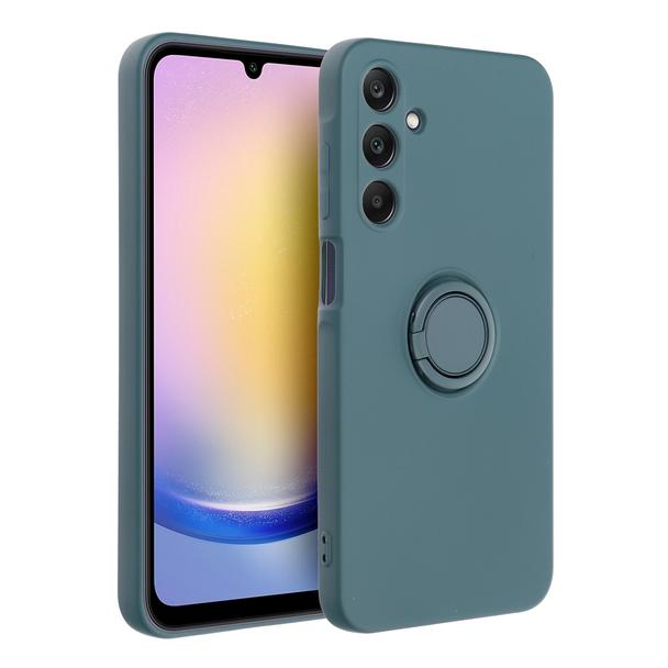Futerał SILICONE RING do SAMSUNG A25 5G zielony