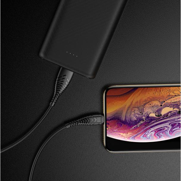Kabel USB A do Lightning VEGER 2,4A V105 1,2 m czarny