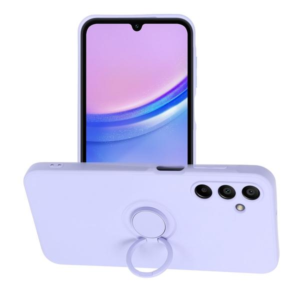 Futerał do Samsung A15 5G / A15 4G Silicone Ring fioletowy