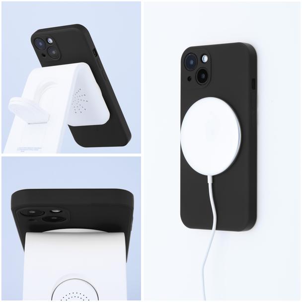 Futerał do iPhone 11 PRO Silicone Mag Cover zgodny z MagSafe czarny