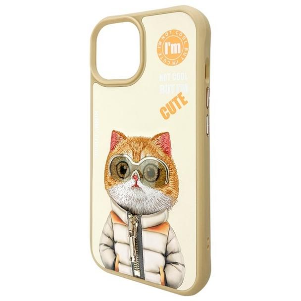 NIMMY futerał COOL&CUTE 2.0 Cat do IPHONE 15 khaki