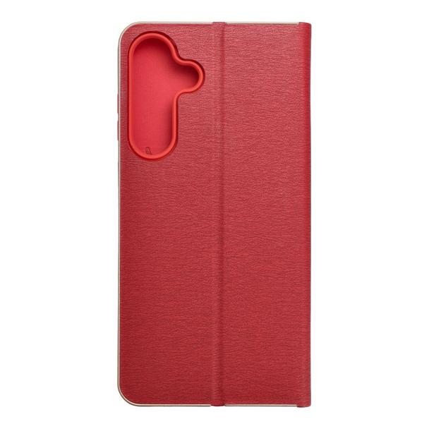 Etui z klapką na Samsung S25 FE Luna Book Gold czerwone