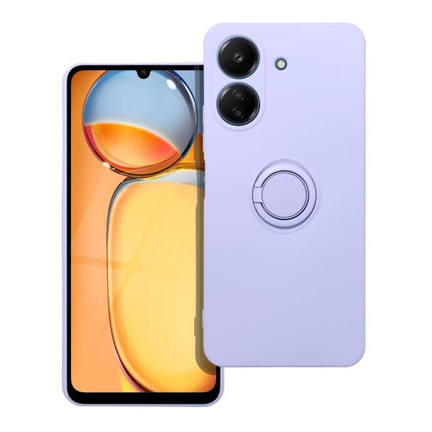 Futerał do Xiaomi Redmi 13C / Poco C65 Silicone Ring fioletowy