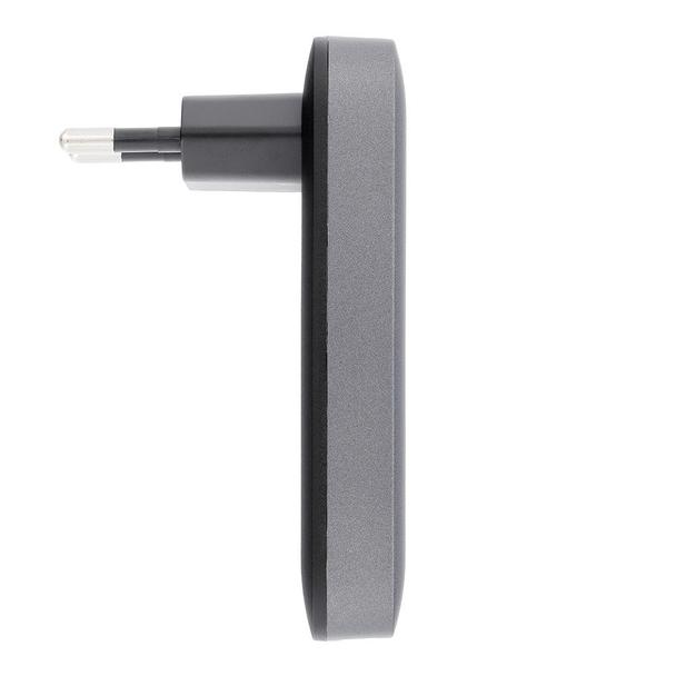 Ładowarka sieciowa do telefonu Forcell F-Energy Ultra Slim GaN III 2 x USB C + USB A QC4.0 PD 4A 65W VT-47 szara 0INT