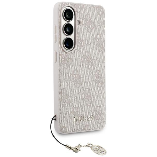 GUESS futerał do SAMSUNG S26 GUHMS26SGF4GPI (PU 4G Classic Logo with Charm) różowy