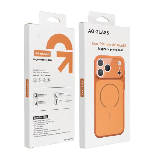 Futerał do iPhone 11 Make 17 zgodny z MagSafe pomarańczowy
