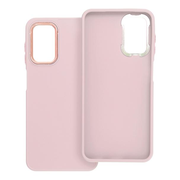 Futerał do Samsung A13 4G Frame pudrowy róż