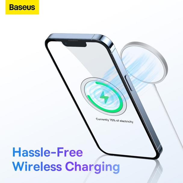 BASEUS blaszki uniwersalne kompatybilne z MagSafe PCCH000001 2 sztuki czarne