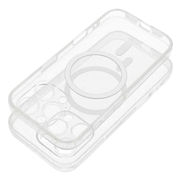 Futerał do Samsung S25 ULTRA Clear Mag Cover (STR) zgodny z MagSafe transparentny glitter