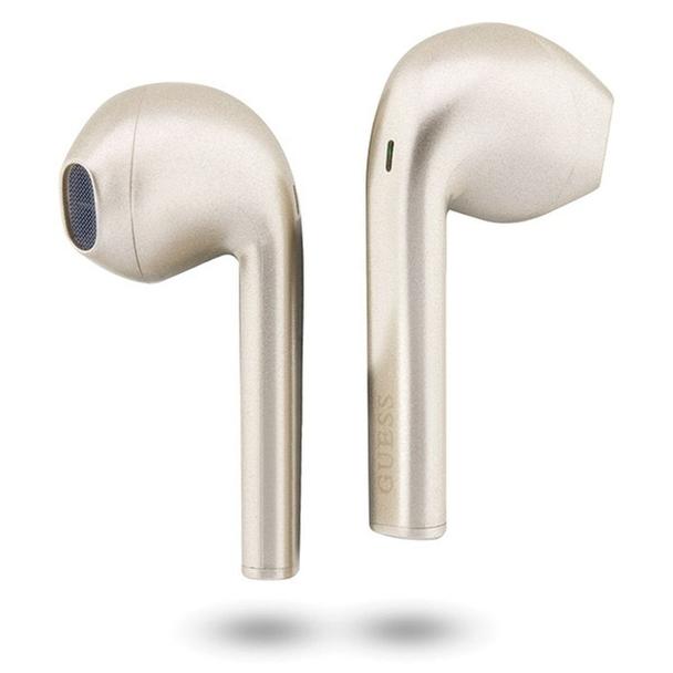 GUESS słuchawki bezprzewodowe bluetooth TWS + stacja dokująca GUTWST26PSD (Classic EST Logo) złote