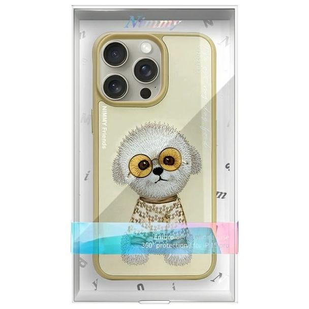 NIMMY futerał GLASSES COOL DOG do IPHONE 15 Pro khaki