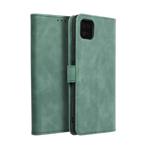 Etui z klapką na Samsung A22 5G Tender Book zielone