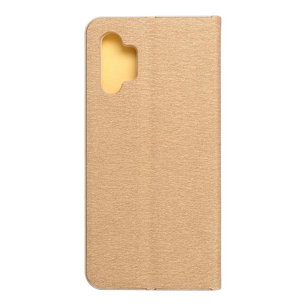 Etui z klapką na Samsung A32 5G Luna Book Gold złote