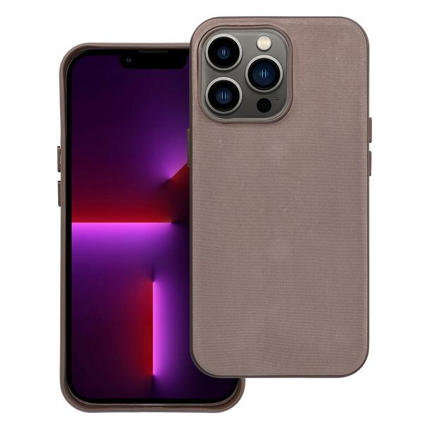 Futerał do iPhone 13 PRO Woven Mag Cover zgodny z MagSafe jasnobrązowy