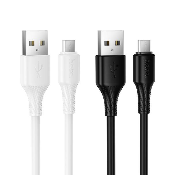 Kabel USB A do Micro USB Hoco 2,4A 1 m X120 biały
