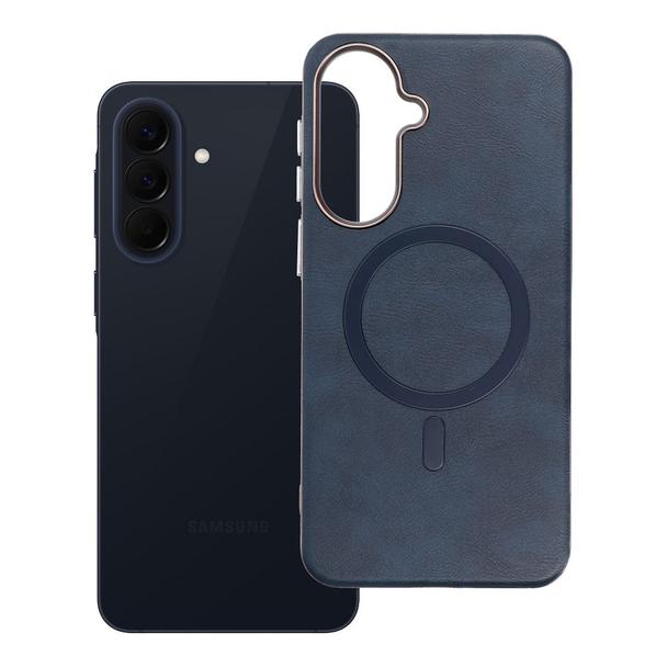 Etui na Samsung A57 Gentleman Mag Cover zgodne z MagSafe granatowe