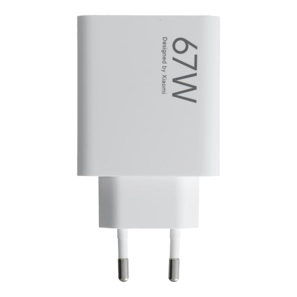 XIAOMI oryginalna ładowarka sieciowa USB A QC3.0 3A 67W MDY-15-ET biała bulk
