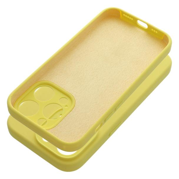 Futerał do iPhone 14 PRO Silicone 2mm żółty