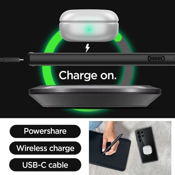 SPIGEN futerał ULTRA HYBRID do SAMSUNG S24 Ultra matte black