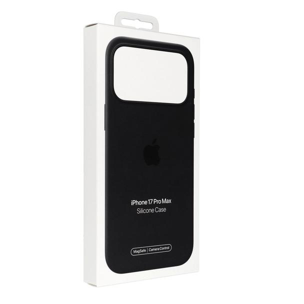 iPhone 17 Pro Max Silicone Case with MagSafe – Black 0INT