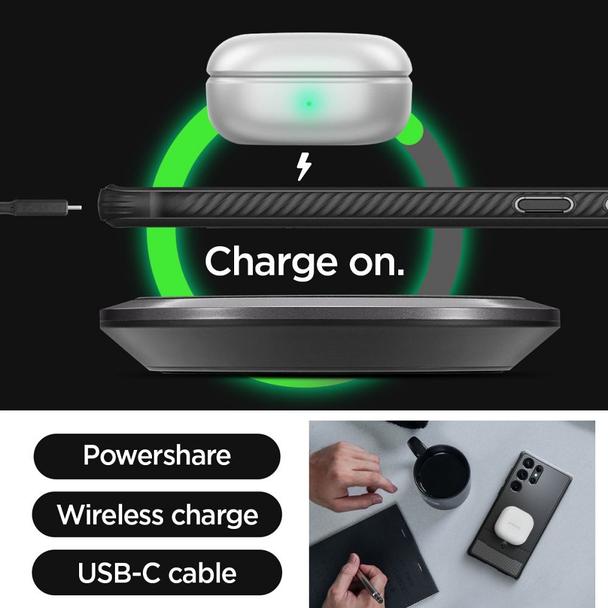 SPIGEN futerał RUGGED ARMOR do SAMSUNG S23 Ultra matte black
