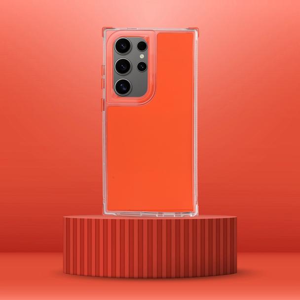 Futerał do Samsung A37 5G Matrix pomarańczowy