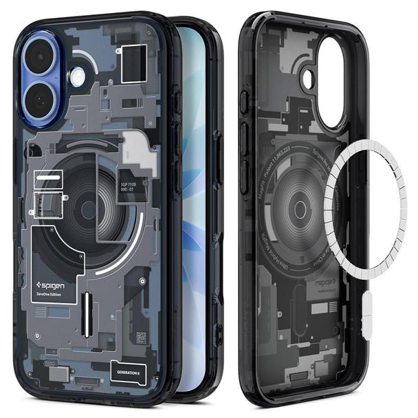 SPIGEN futerał ULTRA HYBRID MAG MAGSAFE IPHONE 17 ZERO ONE BLACK