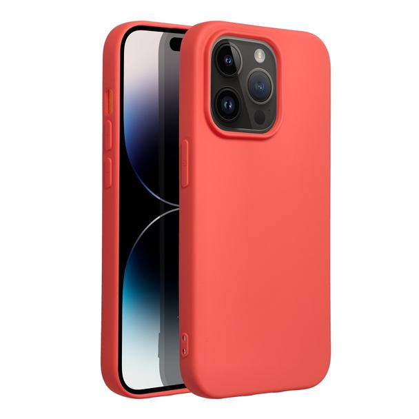 Futerał SILICONE do IPHONE 14 Pro brzoskwiniowy