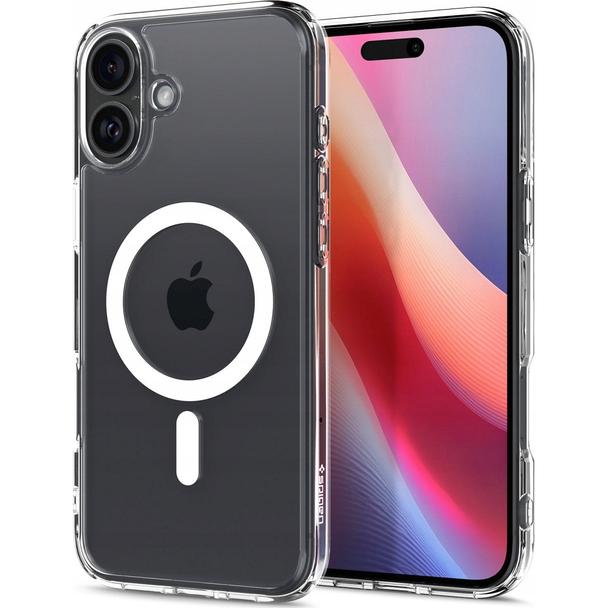 SPIGEN futerał ULTRA HYBRID MAG kompatybilny z MagSafe do IPHONE 16 Plus white