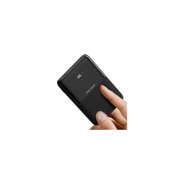 Powerbank Charmast S12( W1150 ) PD QC3.0 20W 10000 mAh Slim czarny